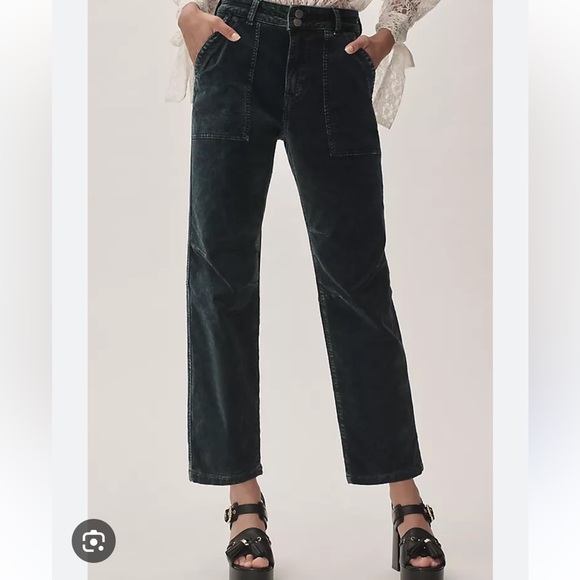 The Wanderer Mid-Rise Relaxed-Leg Pants by Pilcro: Velvet Edition 25 new